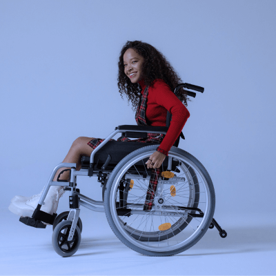 a woman in a wheelchair (1)